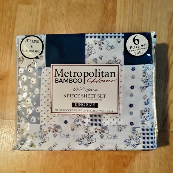 BAMBOO Other - 🆕 NWT Bamboo Metropolitan 6-PC Sheet Set